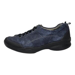 Clarks Collection Soft Cushion Navy Suede Sneaker Shoes